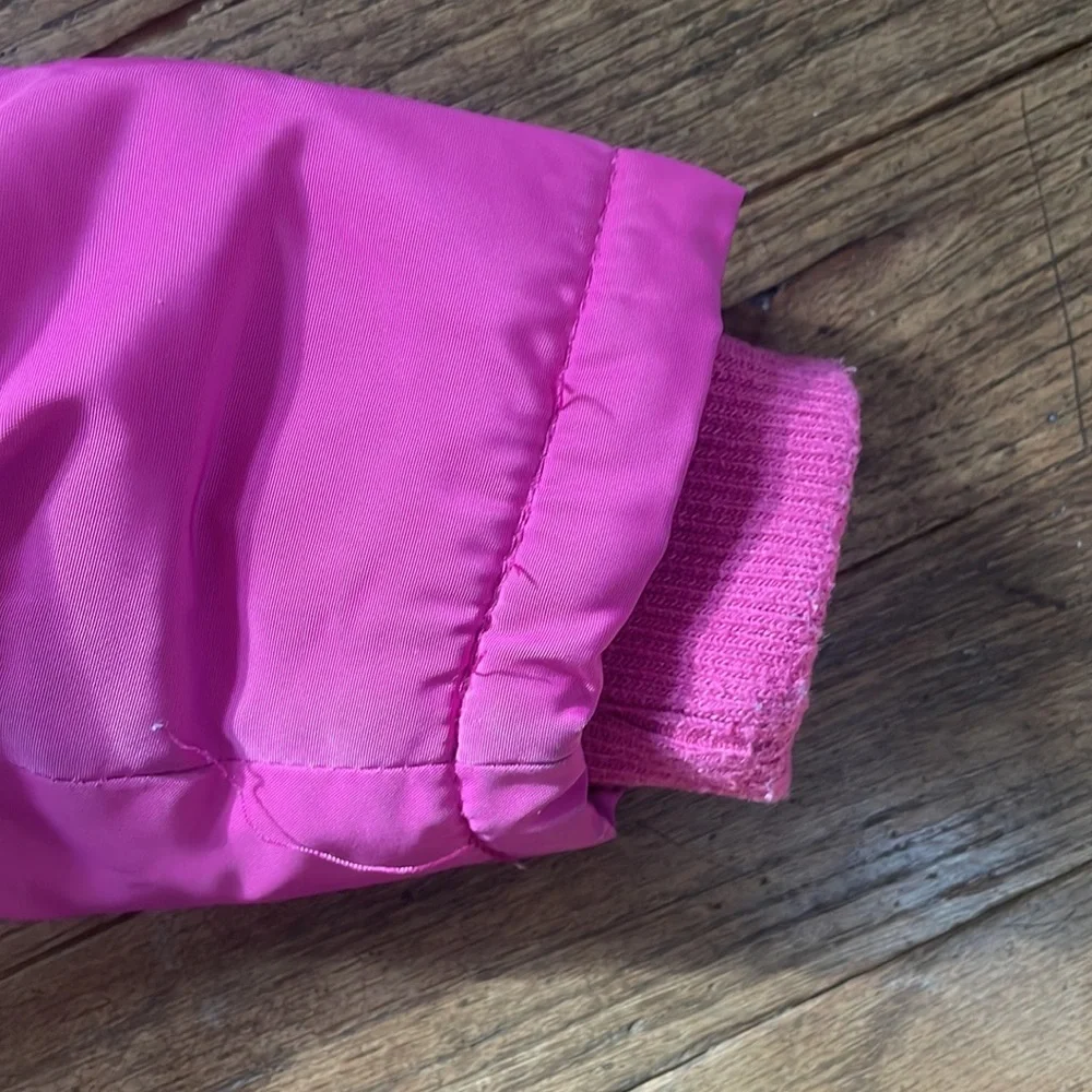 Canada Weather Gear Pink jacket with fake fur trim hood for TODDLERS